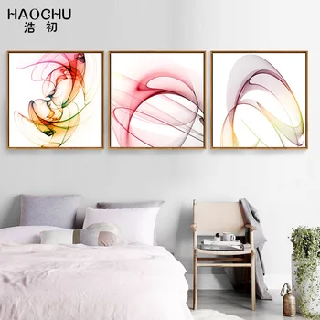 HAOCHU povzetek sledenje akvarel bar stenske dekorativne slike spalnica zidana plakat umetnosti, olje, platno, slikarsko za dnevno sobo
