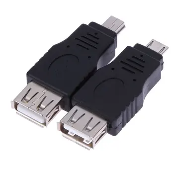 10PCS OTG USB moški-ženska micro USB, mini menjalec adapter pretvornik