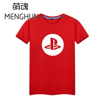 TV igre in video igre, navijači dnevno nosijo bombažne majice s kratkimi rokavi PS ikono za tiskanje igra fans t shirt za moške bombažne majice ac622
