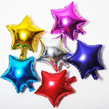 10pcs/veliko 10palčni 25 CM Pet-Point Star baloni Za Poroko, Rojstni dan dekoracijo dobave Napihljive igrače WYQ