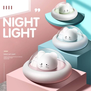 LED risanka polnjenje mala namizna svetilka usb wireless mouse noč svetlobe dormitorij postelji hranjenje svetlobe