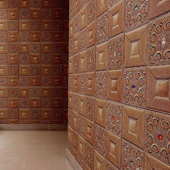 Samolepilni 3D Reliefni Stenske Nalepke Celling Plošča Nalepko Dnevna Soba, Spalnica slika za Ozadje Začetnega Dekoracijo Sten