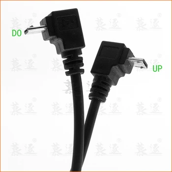 USB Tip-c Ženski Mikro USB Moški Konektor Kabel Adapter 30 cm gor dol levo desno za 90 stopinj