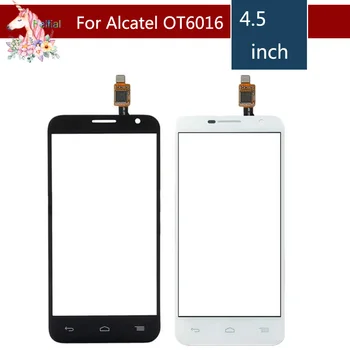Za Alcatel One Touch Idol 2 mini 6016 6016D 6016A 6016E 6016X OT6016, Zaslon na Dotik, Računalnike Senzor Zunanje Steklo Objektiv Plošča