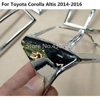 Avto detektor ABS Chrome kritje trim nazaj rep zadnje luči lučka okvir deli 4pcs Za toyota Corolla Altis 2016