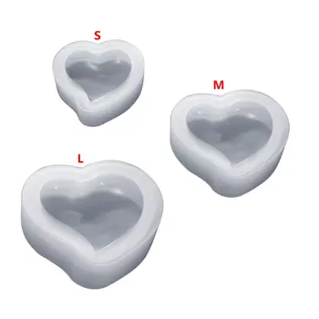 Srce Oblika Nakit Plesni Ročno DIY Ogrlico, Obesek, Izdelava Modela Plesni Deli Dekoracijo 1XCA