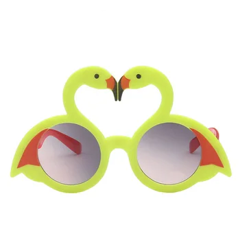 Seemfly Otroci Srce sončna Očala Otrok Swan Oblikovan Okvir sončna očala Za Fante, Dekleta blagovne Znamke Fahsion Otroci Odtenki Potovanja Očala