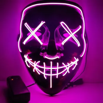Cosplay LED Luči, Maska Iz Purge volilno Leto Super za Festival Cosplay Halloween Kostum 3 Dni Proces Nova