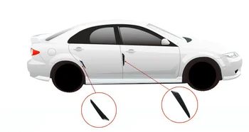 4 kos avto obliko ogljikovih vlaken odbijača vrata robu proti trčenju trakovi za Chevrolet Trailblazer Onix Pžpt Orlando Kodo Captiva