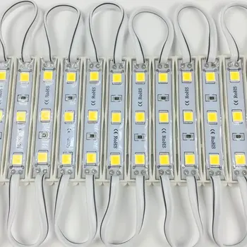100 kozarcev/veliko Cool white 5054 LED modul za prijavo Vodotesen IP65 LED luči modul DC12V led moduli