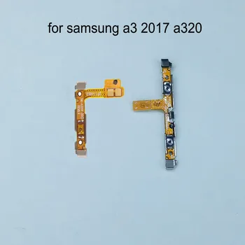 Za Samsung Galaxy A3 2017 A320 A320F Original Telefon Stanovanj Moč Glasnosti Gumb Za Izklop Flex Kabel