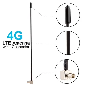 4G LTE 5DBI Antena TS9 CRC9 Moški Priključek za Huawei E398 E5372 E589 E392 Usmerjevalnik