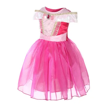 Baby Dekleta oblačenja Princesa Aurora Obleke Kostum za Dekleta Pravljice Cosply Uspešnosti oblačila, otroci, oblačila Baby dekleta Tutu A