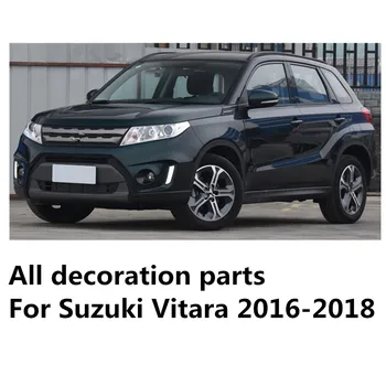 Za Suzuki Vitara 2016 2017 2018 2019 Avto ABS Chrome Spredaj Motor Pralni Rešetka Žara Dirke Zgornji Kapuco Držijo Pokrov Trim Lučka