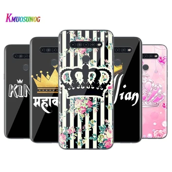 Kralj Kraljica Krono za LG W30 W10 V50S V50 V40 V30 K50S K40S K30 K20 Q60 Q8 Q7 V6 G8X G8 G6 G7 ThinQ Primeru Telefon