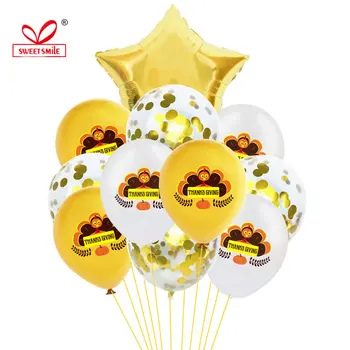 Turčija Latex Balon Zahvalni Ballon Dekoracijo Otroci Napihljive Igrače Poroko Happy Birthday Baby Tuš Stranka Dobave Globos