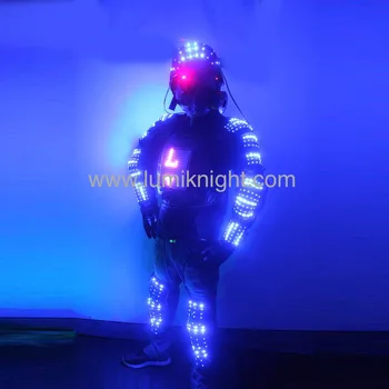 Hi-Tech Digitalni LED policist Robot, ki bo Ustrezala / LED oblačila / LED kostum