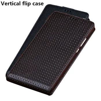 Poslovni Pravega Usnja Flip Vertical Primeru Telefon Za OnePlus 9 Pro Primeru Za OnePlus 9 Navpično Flip Primeru Magnetni Telefon Vrečko