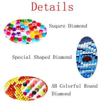 5D DIY Diamond Slike Polni Krog Makovo Cvetje, Mozaik, Art Navzkrižno Šiv Platno Slikarstvo Kit Vezenje Nalepke za Dekoracijo Doma
