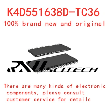 Nov pomnilniški zrnca K4D551638D-TC36 tsop flash DDR SDRAM poti za nadgradnjo pomnilnika zagotavlja BOM dodelitev