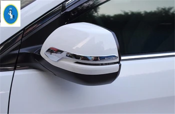Yimaautotrims Nove Zunanjosti Za Honda CRV CR-V 2013 - 2016 ABS Vrata Rearview Mirror Modeliranje naslovnica Stripa Trim 2 Kos / Set