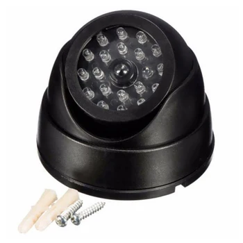 New Visoke Kakovosti Lutke Dome Lažne Kamere Ponarejenega Varnostnih Vedio Brezplačno Opozorilo CCTV Z Utripajoče LED Luči za Nadzor Dodatki