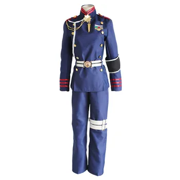 Anime Seraph konca Owari ne Serafu Guren Ichinose Cosplay Kostum Vojaško Uniformo Obleko za noč Čarovnic Oblačila Sklop
