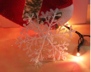 60pcs/lot 6 cm Božič Božič drevo okraski Okraski Snežinka