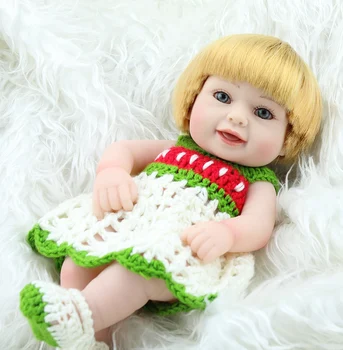 10 palčni Mini Prerojeni Baby Lutke 25 cm Ročno lol prerojeni bebe lutka Čudovit Božično darilo Dekle Slog baby doll Vroče prodaje Kaydora