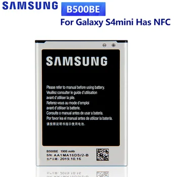 Originalne Nadomestne Baterije Za Samsung Galaxy S4 Mini NFC Projekt J Mini i9192 i9195 i9198 i9190 4 Pin B500AE B500BE 1900mAh