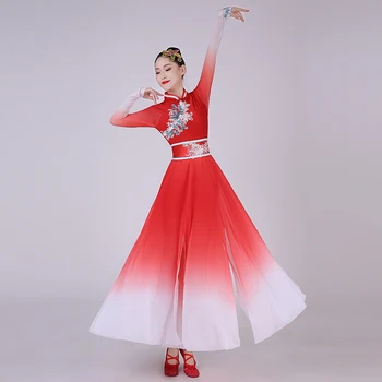 Klasične Plesne Kostume Dame Moda Kitajski Slog Starem Slogu Pravljice Dežnik Ples Sodobni Fan Plesna Predstava Kostum