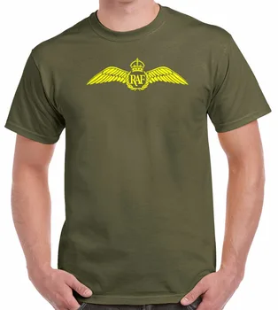 2019 Najnovejši smešno ulične blagovno znamko oblačil RAF Royal Air Force 0015 poliester Tee Shirt Priložnostne Kratek Rokav T srajce