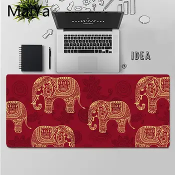 Maiya Vrh Kakovosti Vintage Slon Vzorec igralec igra preproge Mousepad Brezplačna Dostava Velik Miško, Tipke Tipkovnice Mat