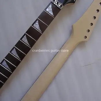 DIY električna kitara vratu iban model,24 prečke,palisander fretboard,strune zaklepanje glasbila Kitare dodatki Deli