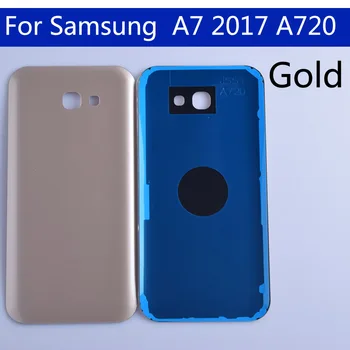A720 Za Samsung Galaxy A7 2017 A720 A720F SM-A720F Ohišje Pokrov Baterije Hrbtni Pokrovček Primeru Zadnja Vrata Ohišje Lupino Zamenjava