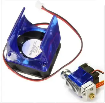 DuoWeiSi 3D Tiskalnik Deli E3D V5 V6 Ventilatorja pokrov + Fan DIY ventilatorja pokrov E3D-V5 E3D-V6 posebne vbrizgavanje hladila 3010 12V