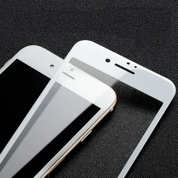 Magtim 10PCS/veliko Polno Kritje Kaljeno Steklo Za iPhone X XS MAX XR Zaščitnik Zaslon Za iPhone 6 6s 7 8 plus Zaščitno folijo