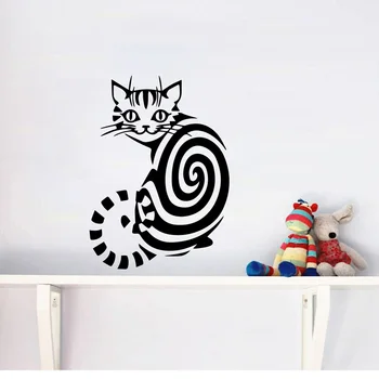 Sodobno Spirala Mačka Doma Dekor Sodobne Akril Dekoracija Za Otroške Sobe Dnevna Soba Dekoracijo Doma Wall Art Decal