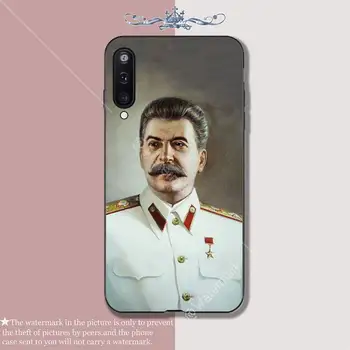 Maiya Stalin Zssr Črn Silikonski Pokrov Ohišje Za Samsung Galaxy A01 A10 A31 A51 A71 A91 A10S A30S M20 Funda