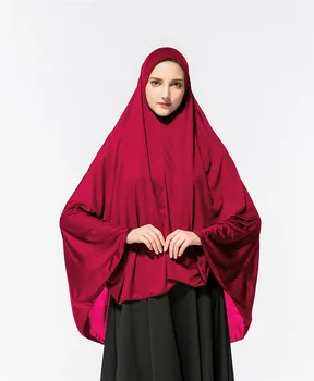 Najnovejši Islamskih Islamski Dolgo Hidžab Molitev Oblačilo Ženske Turban Častili Storitev Glavo, Šal Barva Formalno Jilbab Abaya Hijabs