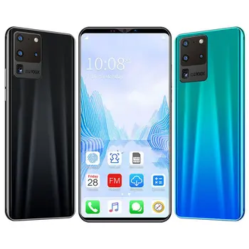 S20 Pro Pametni telefon Za 5,8-Palčni Zaslon Pametnega telefona 512M+4G Android Pametni 3D Stekla Prekrita Hrbtni Pokrovček Modra