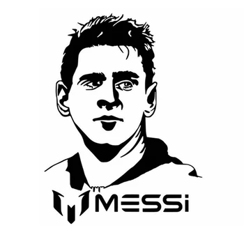 Messi Nogometni Igralec Stenske Nalepke Šport Nalepko Otroci Soba Dekoracijo Plakati Vinyl Messi Avto, Nogometaš Decal