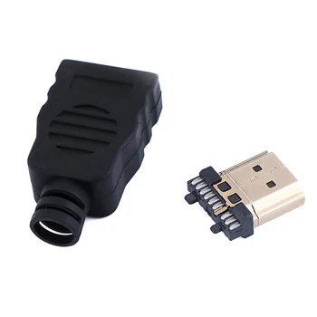 Debelo HDMI je združljiv Moški Konektor Prenos Kontaktov Z Box