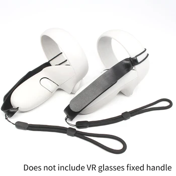 Grip Krmilnik Oprema Osnovna VR Očala Členek Trak PU Usnje Ročaj Pasu Nastavite Anti Spadajo Nastavljiv Za Oculus Quest 2
