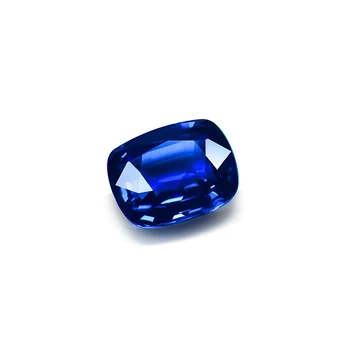 Naravna Modra Sappphire Izgubijo Kamen Z AIGS Potrdilo 5.99 ct Blazine Cut 11.34X9.23X5.26 mm Brez Navedbe Ogrevanje Gemstone