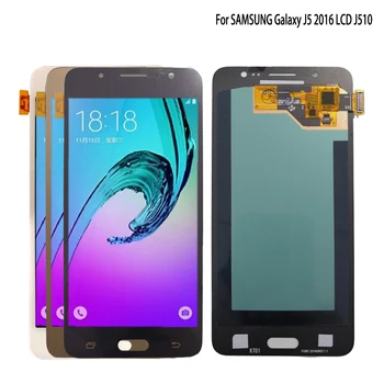 Za SAMSUNG Galaxy J5 2016 J510 LCD-Zaslon na Dotik J510 J510F J510FN J510M Zaslon LCD Računalnike Zaslonu Orodja