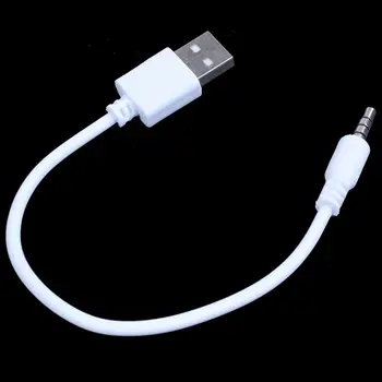 Bela USB za Sinhronizacijo Podatkov Kabel Vodila Za Apple iPod Shuffle 1. 2. Gen Polnilnik