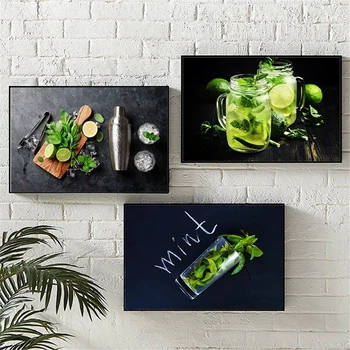 Nordijska Minimalističen Hd Wall Art Zelenjave, Sadja Doma Dekor Slike Zdravo Hrano Platna Slike Modularna Kuhinja Plakati Natisnjeni