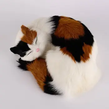 Pisane simulacije spalna mačka veren ustvarjalne mačka model darilo 25x20x11cm