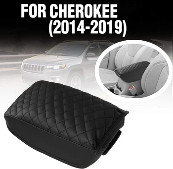 Za Jeep Cherokee-2019 Avto sredinski Konzoli Armrest Pad Zajema PU Usnje nasloni za roke Polje Zaščita Blazine